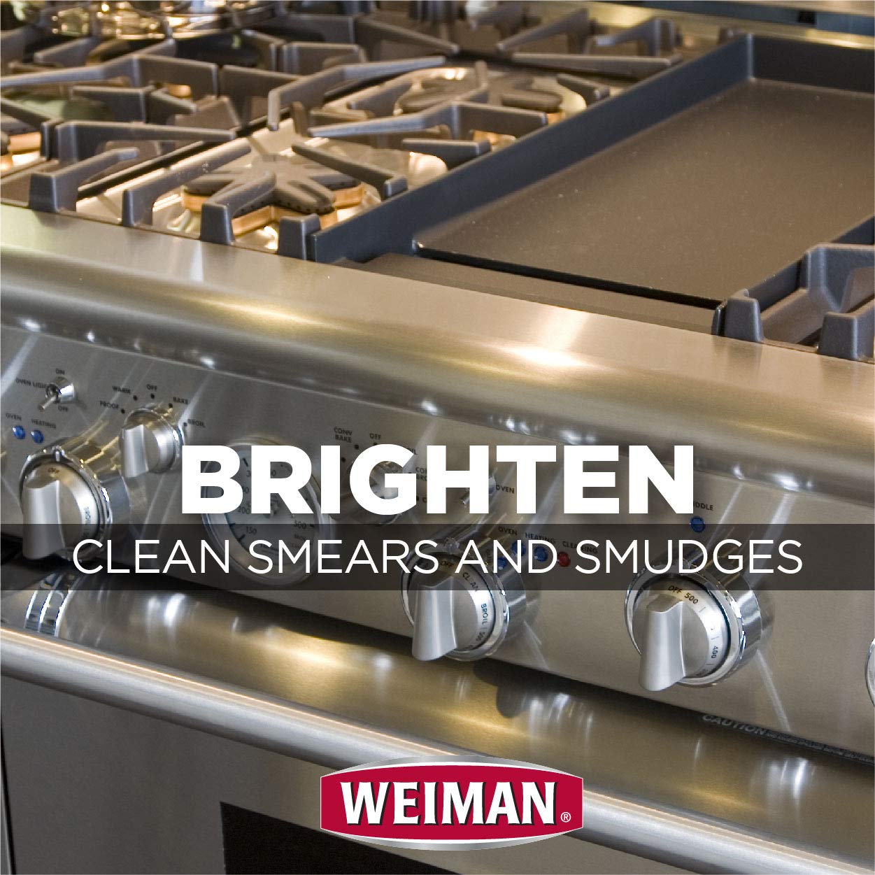 Weiman Stainless Steel Cleaner & Polish, 12 fl oz (355ml)