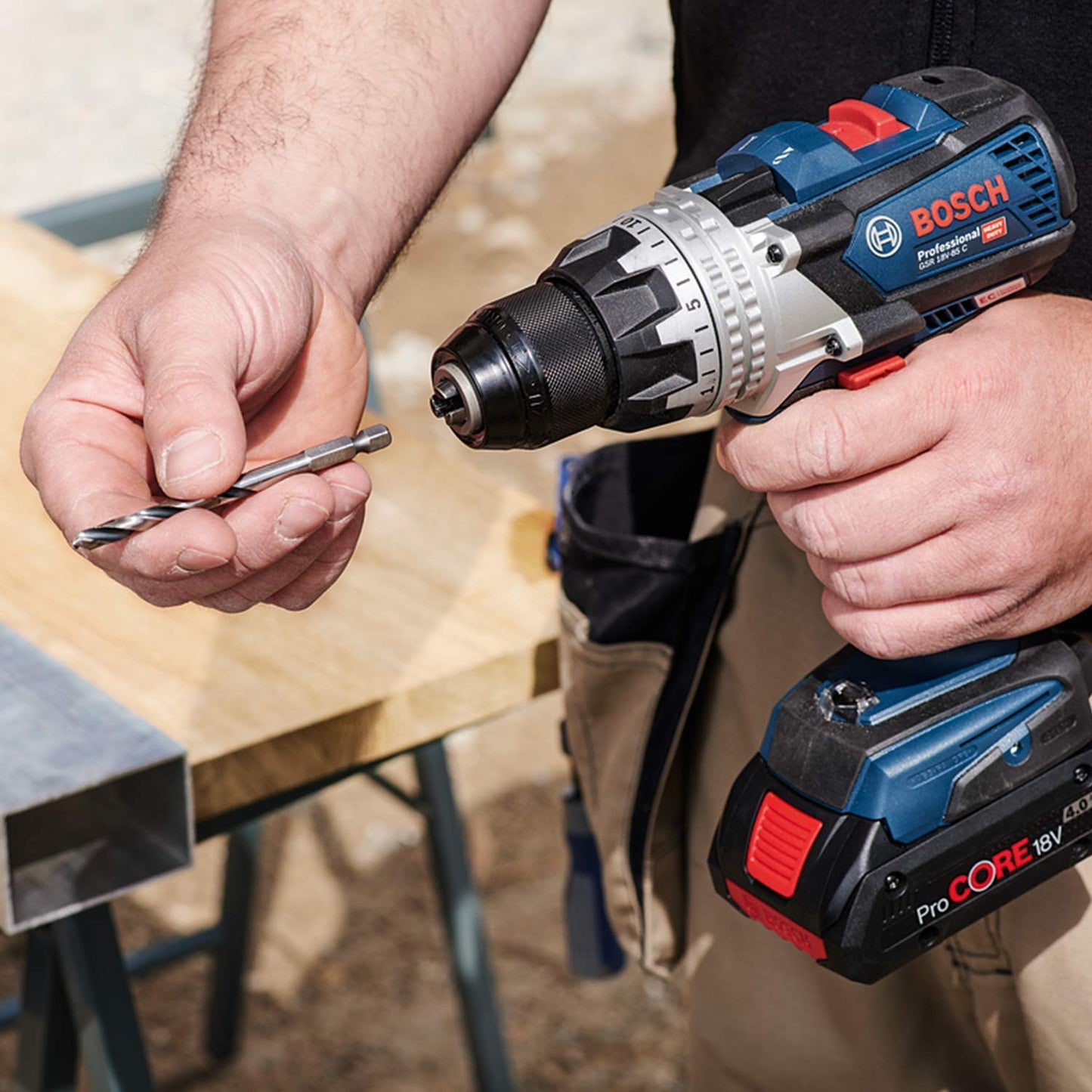 Bosch Professional 10pc PointTeQ Hex Drill Bit (for Metal, Ø: 5.0 mm, Total Length: 91 mm, ¼’’ Hex Shank, Accessory for Impact Drivers and Drill Drivers)