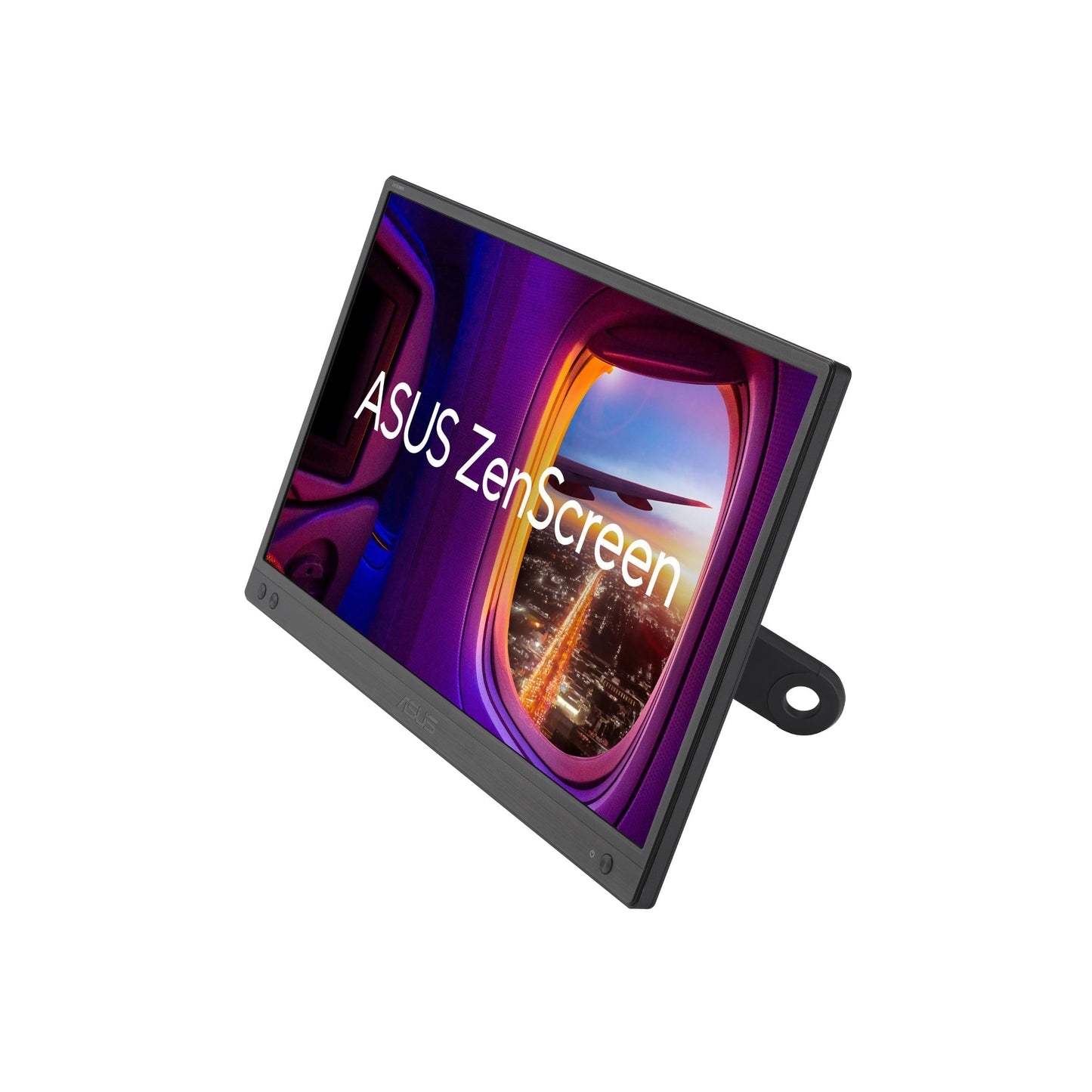 ASUS ZenScreen 16” Portable USB Monitor (MB169CK) - Full HD, IPS, Dual USB-C, Mini-HDMI, Eye Care, Flicker Free, Blue Light Filter, Anti-Glare Surface, 360° Kickstand, 3 yr Warranty