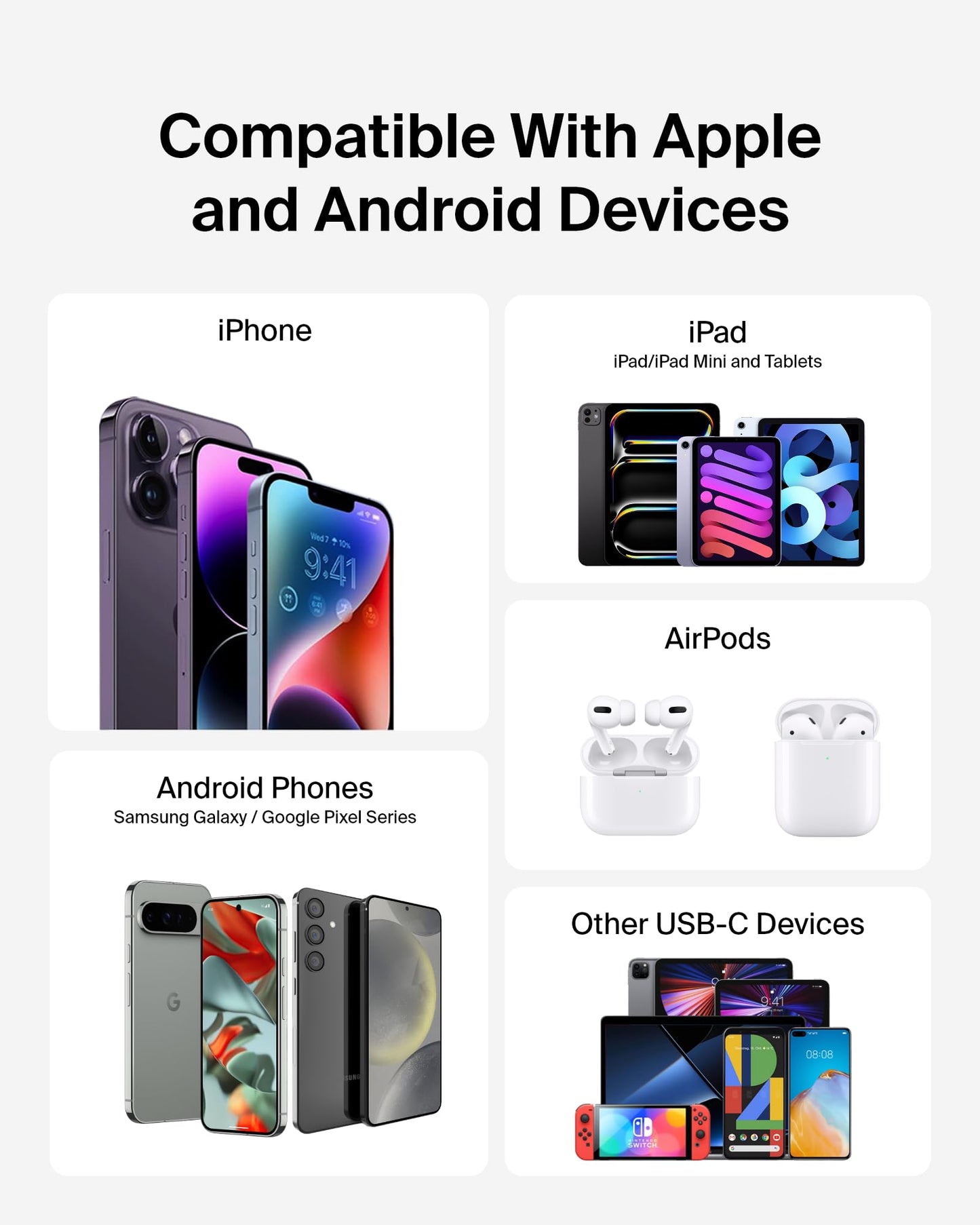 Belkin Portable Charger, Power Bank 10000 mAh, 23W w/Integrated Lightning Cable & USB-C Cable - iPhone Charger Battery Pack for Apple iPhone 16, 15, 14, Galaxy S25, Pixel 9, Travel Essentials - Black