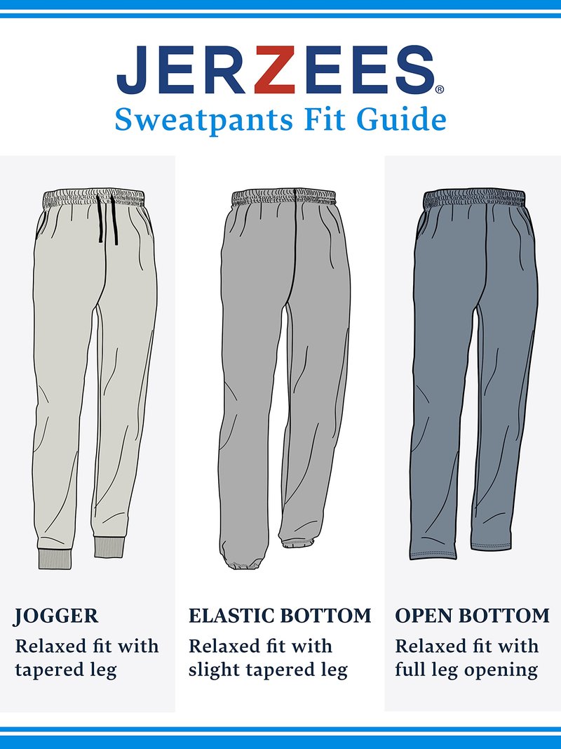 Jerzees Men's NuBlend Fleece Joggers & Sweatpants, Joggers-Heather Black, Large