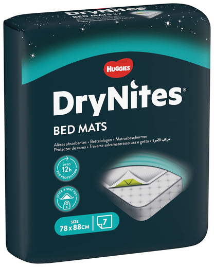 Huggies DryNites Disposable Bed Mats, Mattress Protector - 28 Mats Total by Huggies