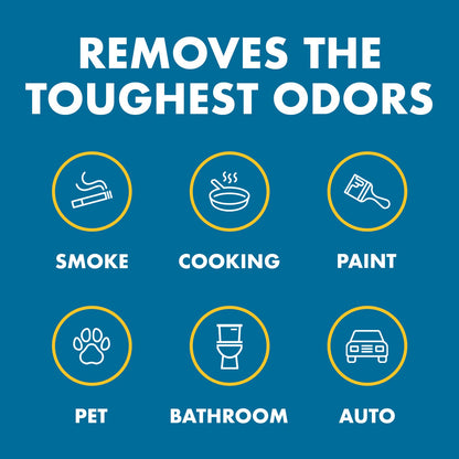 Gonzo Natural Magic Odor Air-Magnet with Activated Charcoal - 14 Ounce (2 Pack) - Odor Eliminator for Car Closet Bathroom and Pet Area Captures and Absorbs Smoke Odors