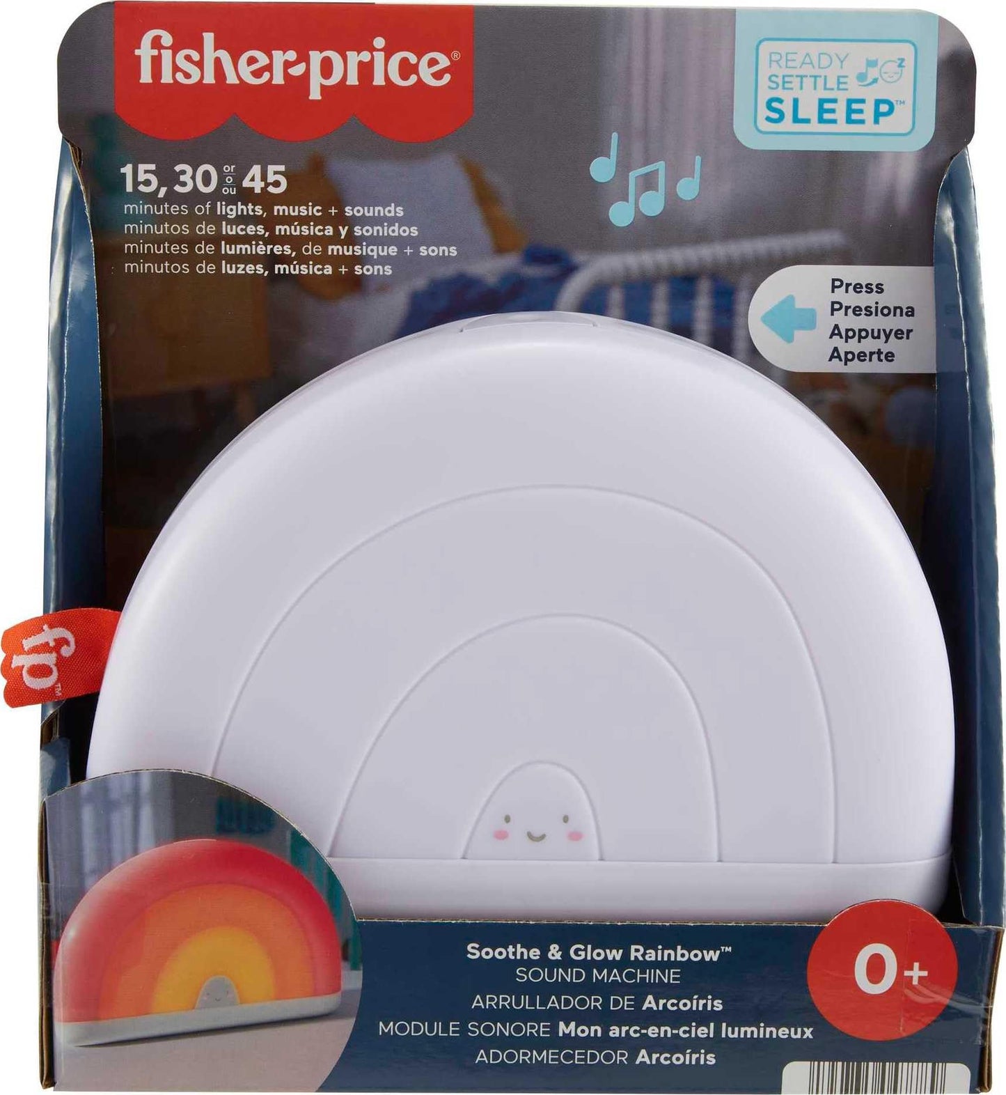 Fisher-Price Soothe and Glow Rainbow Sound Machine