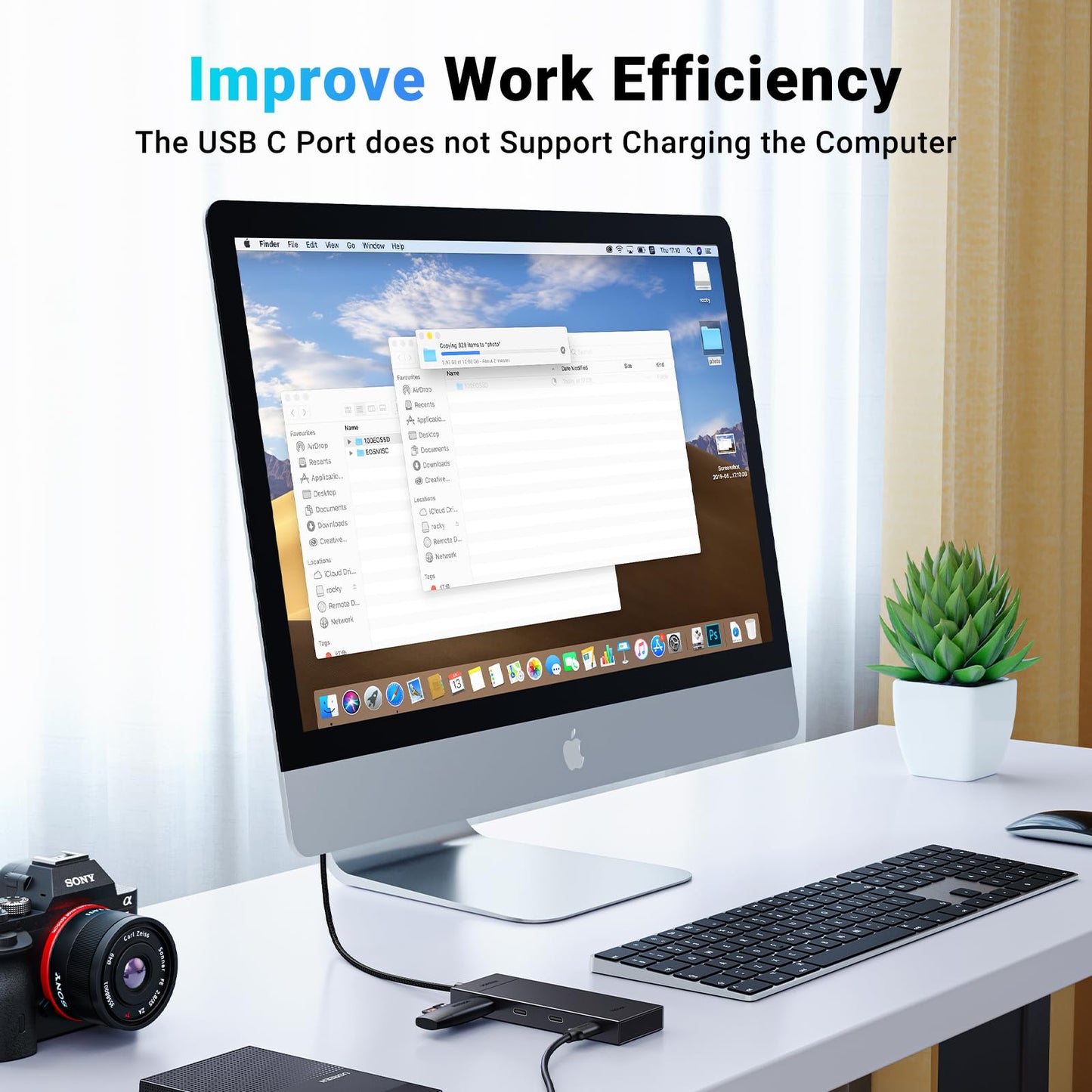 UGREEN 10Gbps USB C Hub, Splitter with 4 USB-C Ports, 30CM Cable, USB 3.2 Hub Multiport Adapter Compatible with MacBook Pro, MacBook Air, iPad Pro, iPad Mini 6 and iPhone 15/16/17, Plug and Play