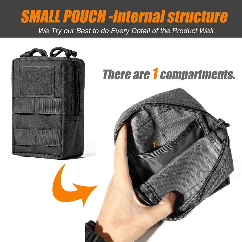 Upgraded Sports Water Bottles Pouch Bag, Drawstring Molle Water Bottle Holder - Mesh Bag Tactical Hydration Carrier (3 Pouch)