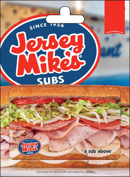 Jersey Mike's Gift Card $50