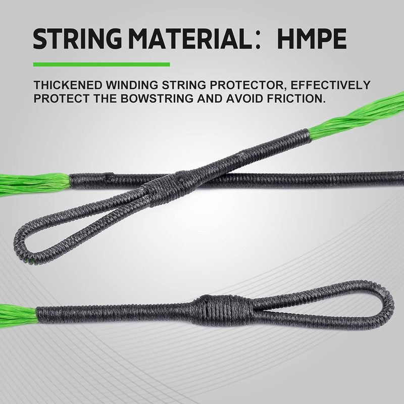 Cobra Adder Crossbow String - 20 Strands HMPE 1600D | 19.3" Durable Replacement Accessory