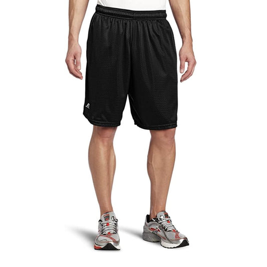 Russell Athletic Men's Mesh Pocket Short, Maroon, Large