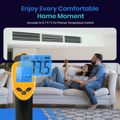 Etekcity Infrared Thermometer Temperature Gun 1080, -58°F to 1130°F for Meat Food Pizza Oven Griddle Accessories, Heat Gun for Cooking, Kitchen, Fridge, Reptile,BBQ