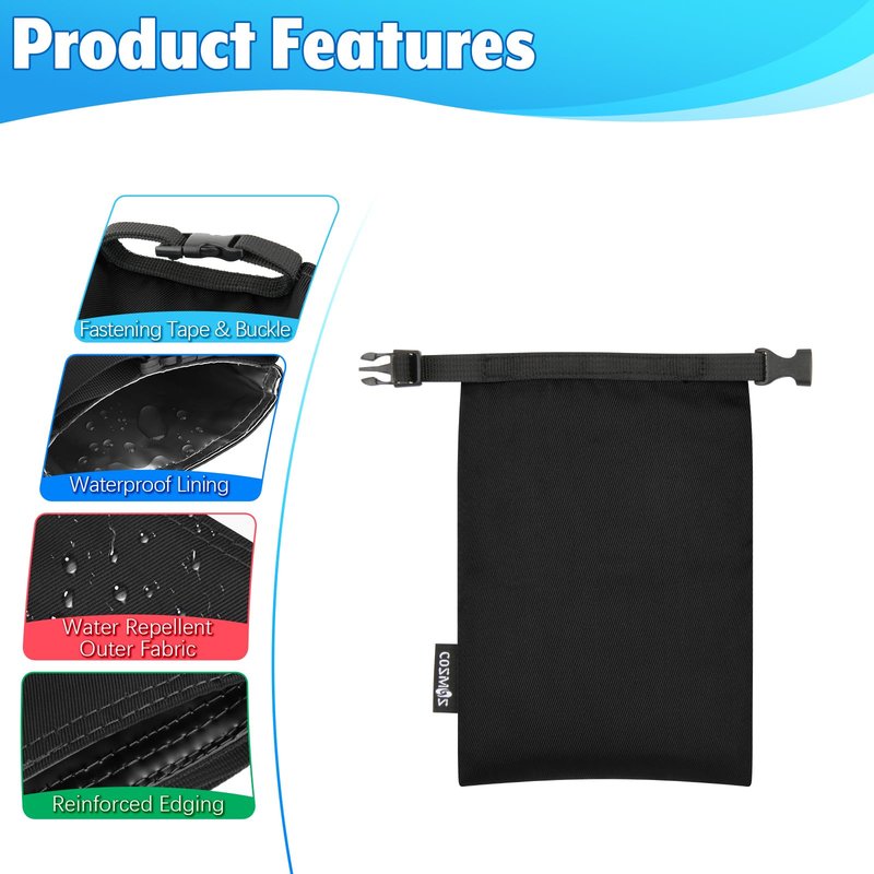 Cosmos 3 Pcs Waterproof Dry Bag, Mini Waterproof Pouch Portable Dry Sacks Small Roll Top Storage Bag for Outdoor Travel Kayaking Boating Camping Hiking (Small Size)