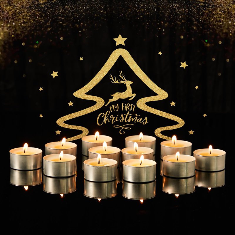 Unscented Tea Lights Candles 240 Pack, 4 Hours Long Burning,White Tea Candles Bulk, Bright Burn with Palm Wax,Smokeless Tealight Candles for Wedding,Centerpiece,Christmas Lights,Home Decorative