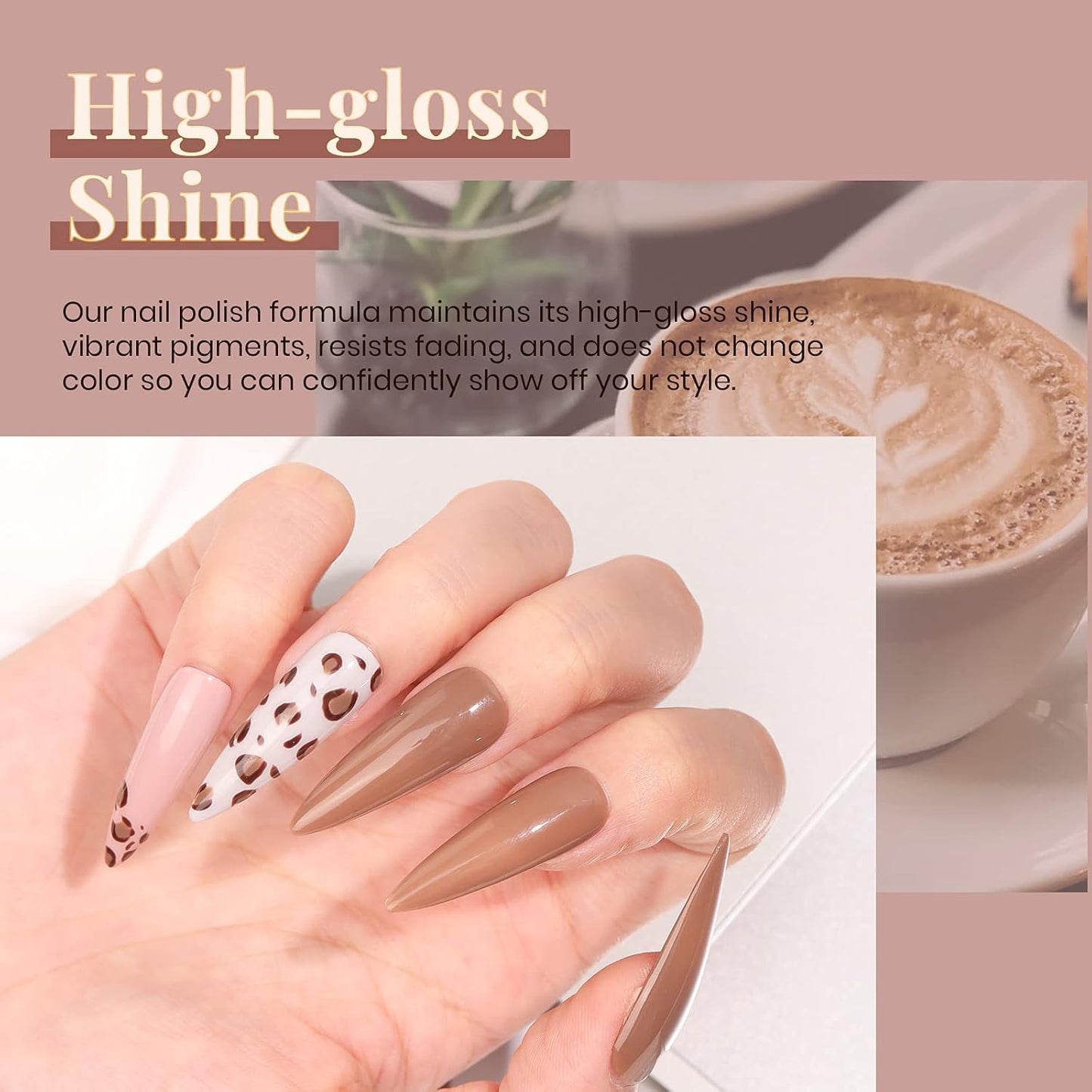 Beetles Cat Eye Gel Nail Polish Set, 6 Summer Colors Pastel Shimmer Glitter Gel Polish Kit Soak Off LED UV Curing Requires Pink Red Blue Orange Green Purple Velvet Gel with Magnet Gift for Women