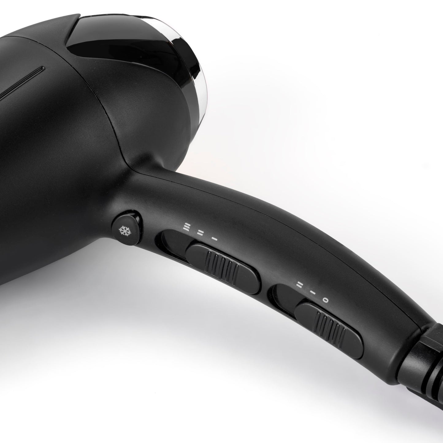 BaByliss Turbo Smooth Hair Dryer - 2200W Powerful Blow Dryer, Large Diffuser, Ionic Frizz-Free Conditioning, 3 Heat & 2 Speed Settings, Black, 5572U