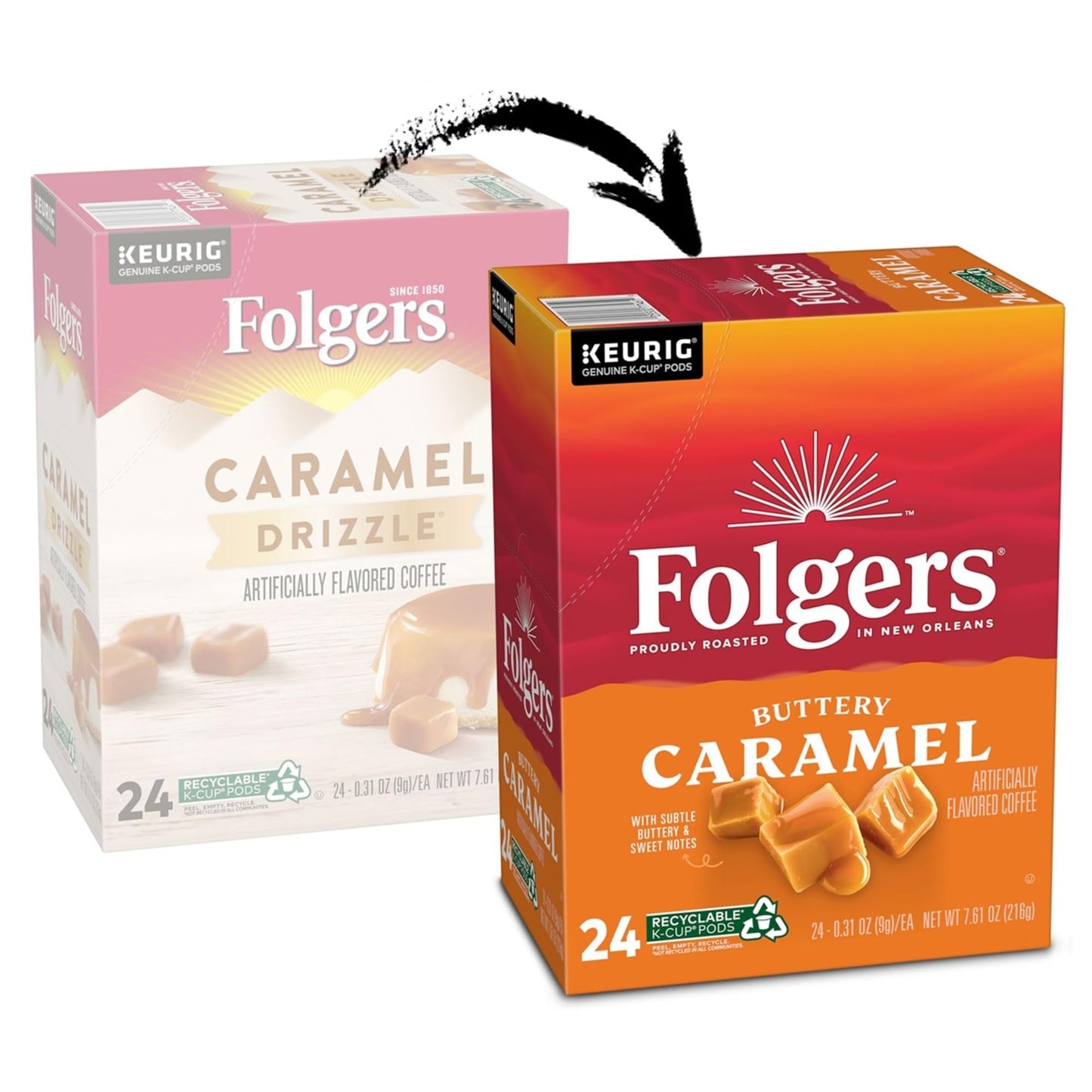 Folgers Gourmet Selections Caramel Drizzle K-Cups (24 count)