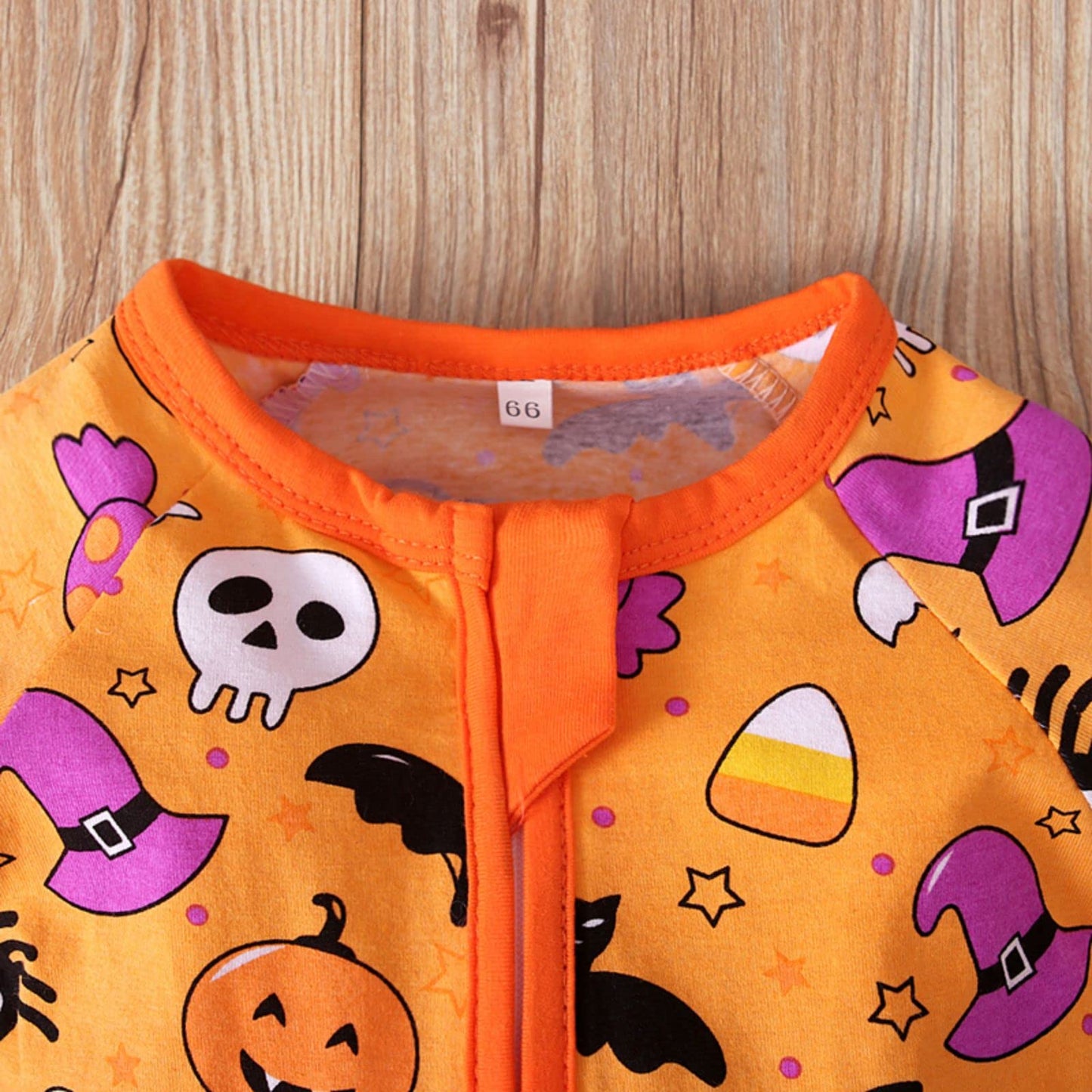 Baby Boys Girls Halloween Clothes Newborn Ghost Long Sleeve Romper Toddler Pumpkin Print Jumpsuit Halloween Outfits（Romper-3,18-24 Months）