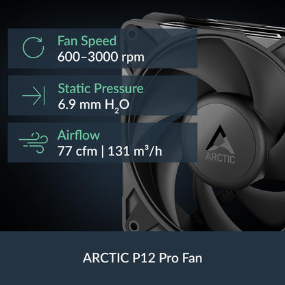 ARCTIC Liquid Freezer III Pro 240 - AIO CPU Cooler, 2 x 120 mm Water Cooling, 38 mm Radiator, PWM Pump, VRM Fan, AMD AM5/AM4, Intel LGA1851/1700 Contact Frame - Black
