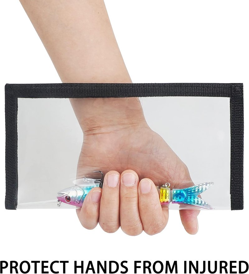 Fishing Lure Wraps - Durable Clear PVC Covers for Safe Bait Storage | 5/10 Pack