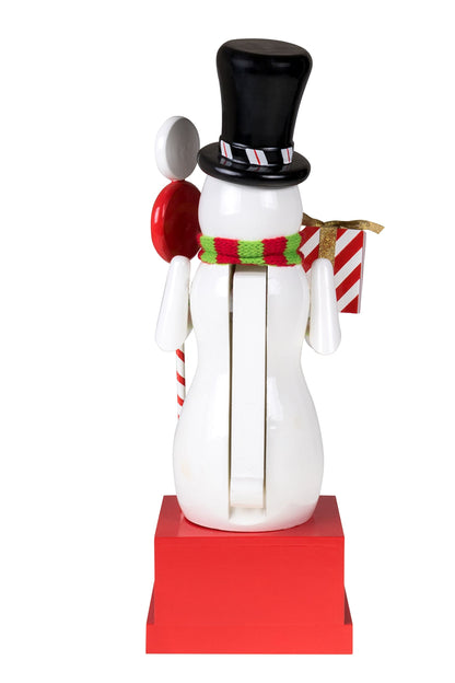 Clever Creations Wooden Christmas Advent Calendar, Countdown to Christmas, Festive Holiday Decoration, Snowman