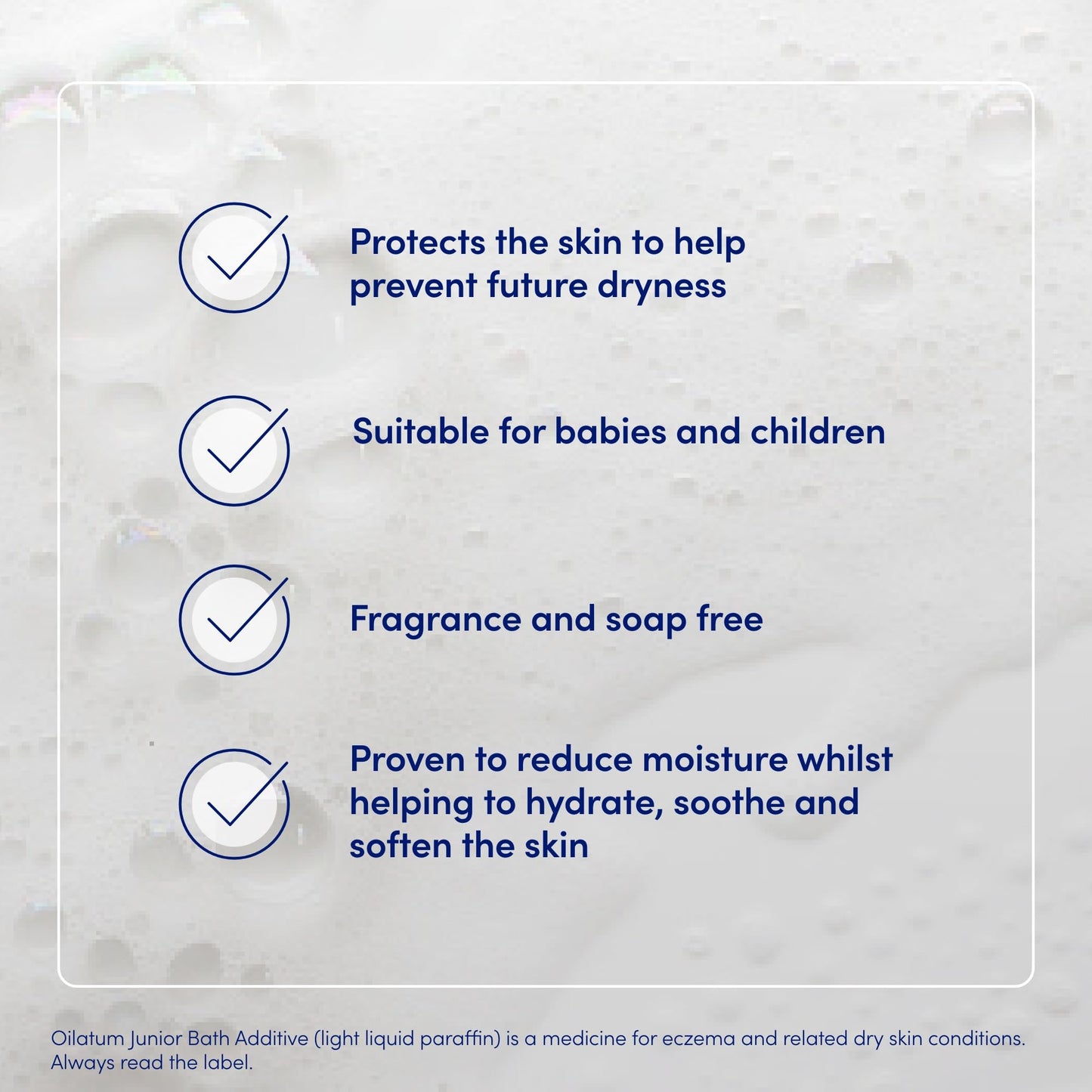 Oilatum Junior, Treatment for Eczema & Dry Skin Conditions, Bath Additive, Protects Skin from Moisture Loss, Fragrance Free, Suitable for Babies & Children, 1 x 600ml