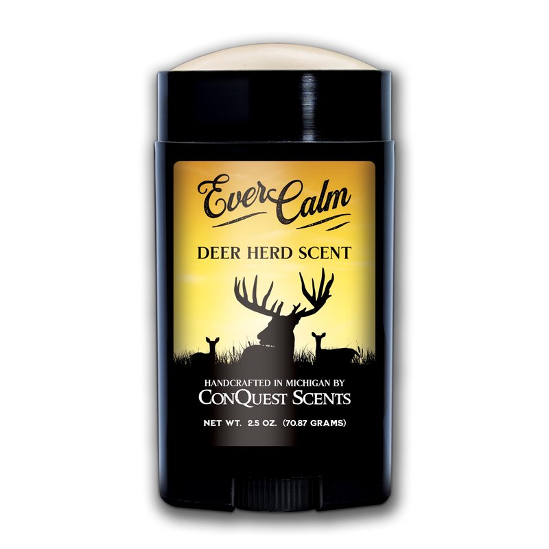 Conquest Scents EverCalm Deer Herd Scent Bottle – Deer Attractant & Calming Scent, All-Season Effectiveness, Versatile Hunting Liquid Bottle, 4.0 oz