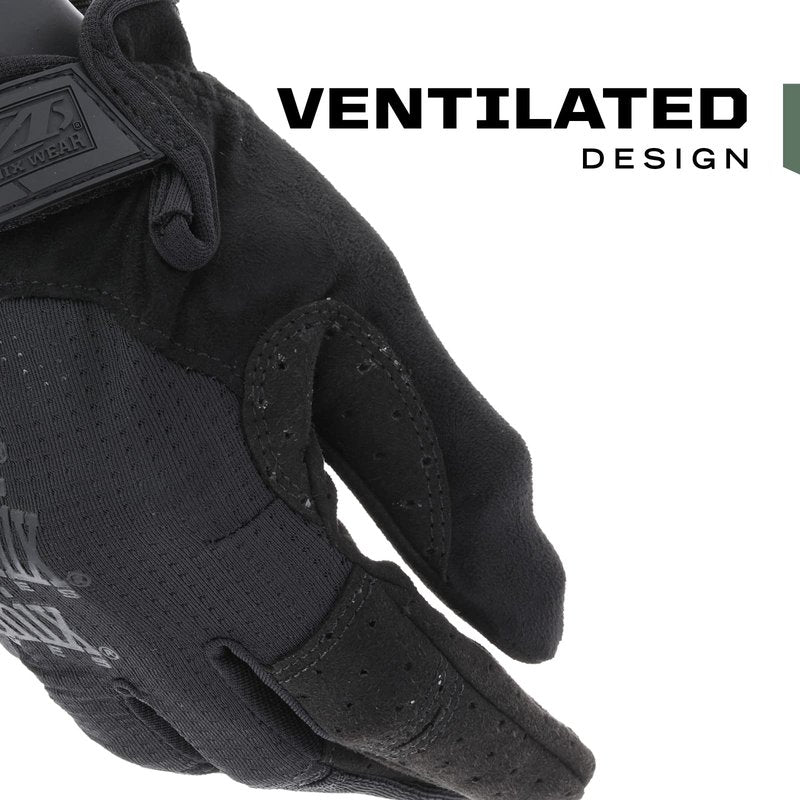 Mechanix Wear Specialty Vent Tactical Gloves - Ventilated Precision Fit High-Dexterity Field Work Gloves - Touchscreen Compatible & Machine Washable - X-Large - Covert Black