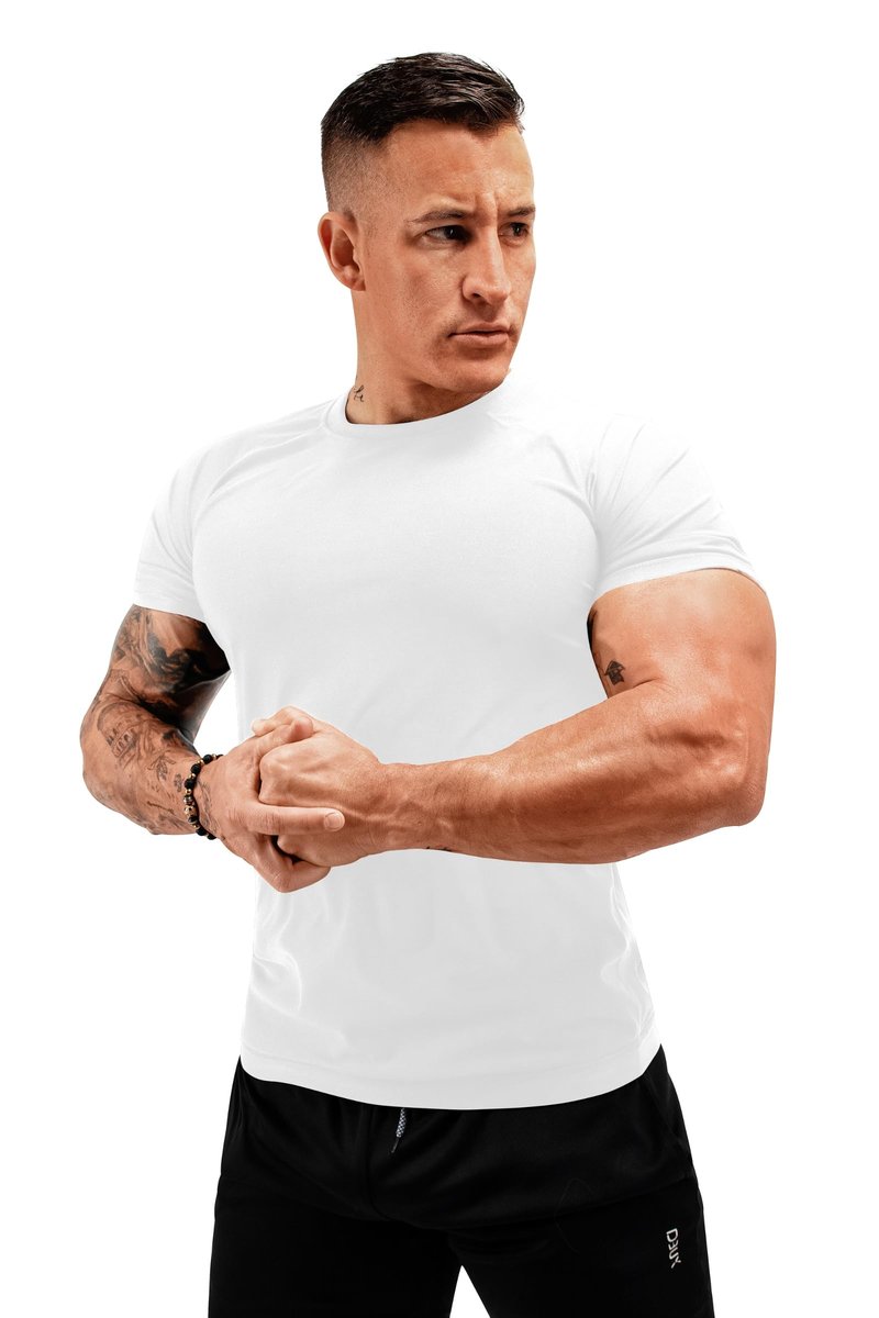 FUXERT Sauna Shirt for Men Sweat Sauna Suit for Gym Exercise Compression Shirt Workout Shapewear (WTGY L)