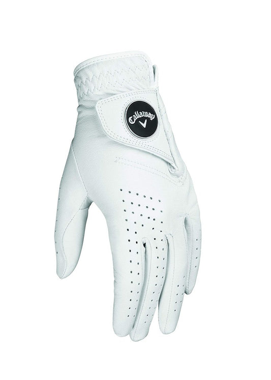 Callaway Golf Dawn Patrol Glove (Worn on Right Hand, White 2019, Medium, Standard)