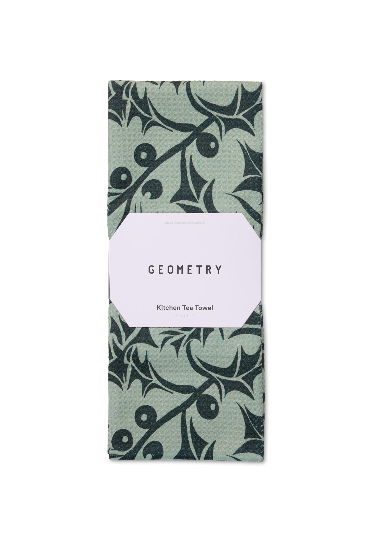 GEOMETRY Christmas Kitchen Towels - Quick Dry Microfiber Cloth Dish Towels for Kitchen Drying - Premium Quick Dry Towel - Winter Foliage