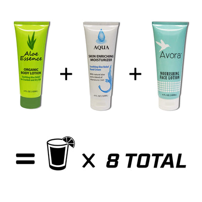 GoPong Lotion Flask 3 Pack (12 oz Total) - Hidden Alcohol Travel Flasks – Secret Liquor Containers for Beaches, Cruises, and Sports Events – Includes Funnel & Spout