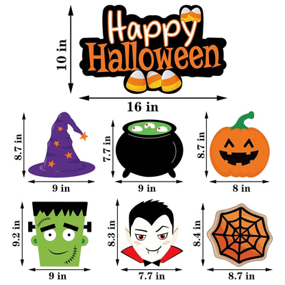 Halloween Hanging Decorations 68PCS Halloween Decorations for Classroom Hanging Ghost Pumpkin Ceiling Decor Indoor