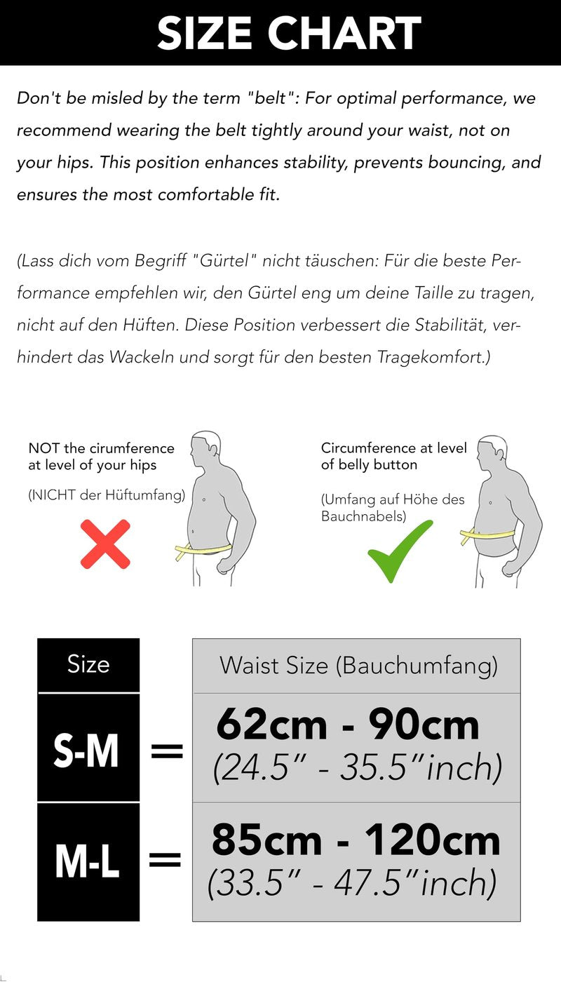 Fitgriff® Running Belt for Men & Women - Secure Jogging Pouch for Phone, Keys & Essentials - For All Cell Phones (Grey 2, 33.5" - 47.5" Waist Size)