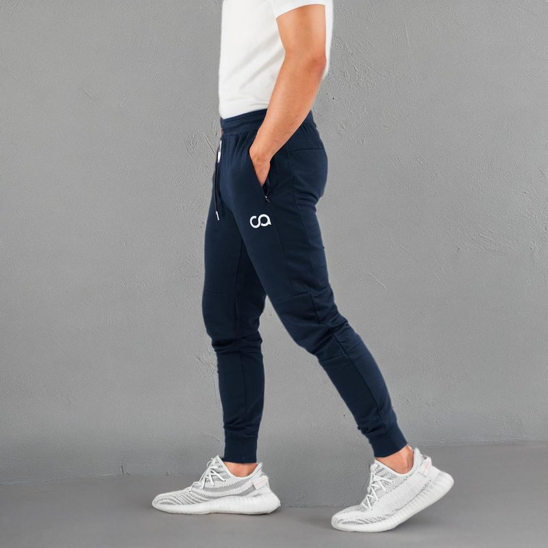 Men’s Slim Fit Contour Sweatpants with Zipper Pockets | Comfortable Joggers for Workouts