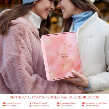 Anforsun Birthday Gifts for Women, Gifts for Women, Happy Birthday Gifts Basket for Women Friendship, Gift Set for Best Friends Female Women Sister Mom Wife Her Girlfriend Coworker Bestie BFF Ideas