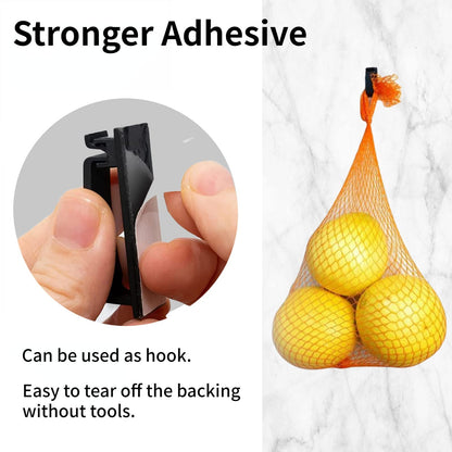 Helboar Cable Clips 50PCS, Self Adhesive Cable Management Clips, Cord Organizer Wire Clips Cord Holder for Appliances PC Wall Ethernet Cable Under Desk Nightstand Home Office Car