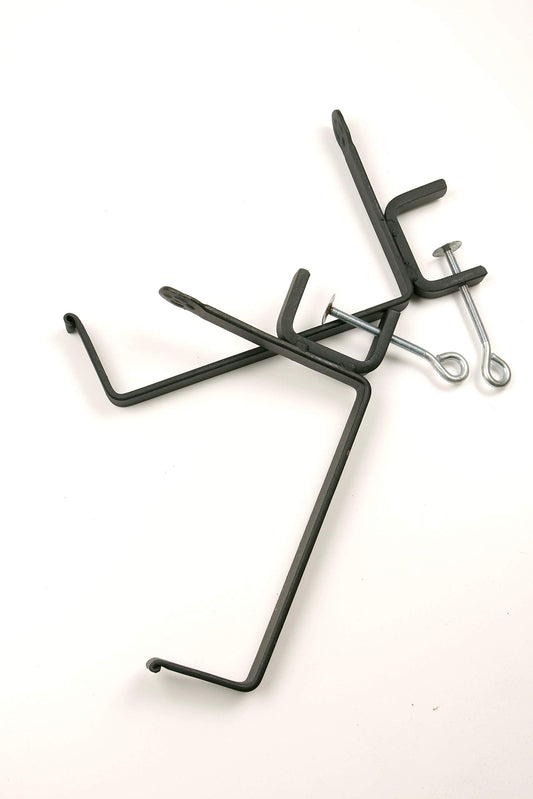 10" Shelf Deck/Railing Clamp Flower Box Bracket - Pair