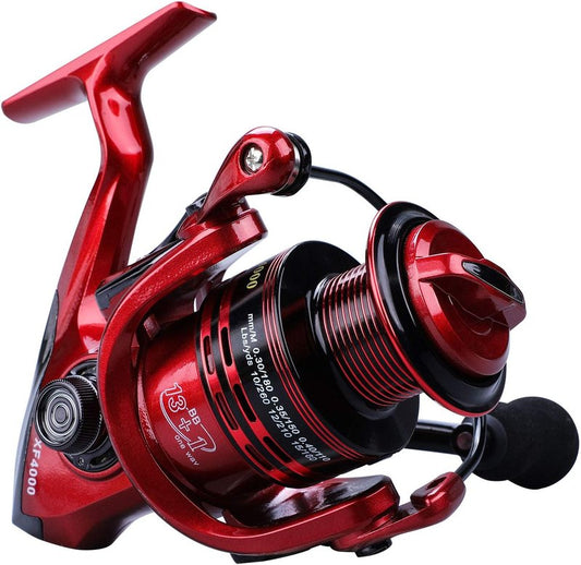Fishing Reels - 13+1BB Ultra Smooth Spinning Reel for Saltwater & Freshwater | Lightweight Design