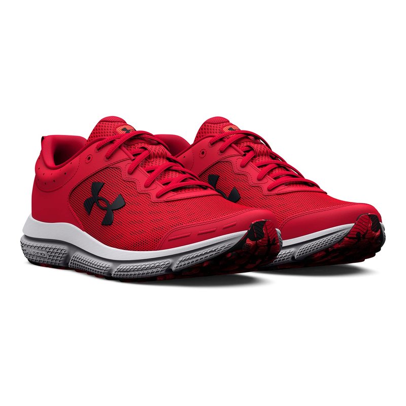 Under Armour Men's Charged Assert 10 Shoes, (600) Red/Red/Black, 8.5