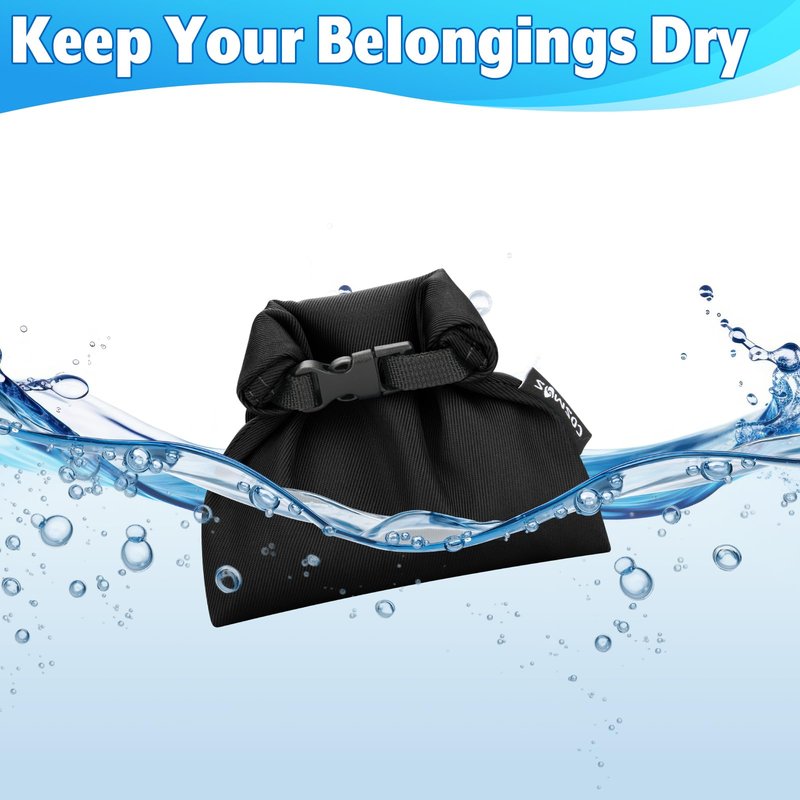 Cosmos 3 Pcs Waterproof Dry Bag, Mini Waterproof Pouch Portable Dry Sacks Small Roll Top Storage Bag for Outdoor Travel Kayaking Boating Camping Hiking (Small Size)