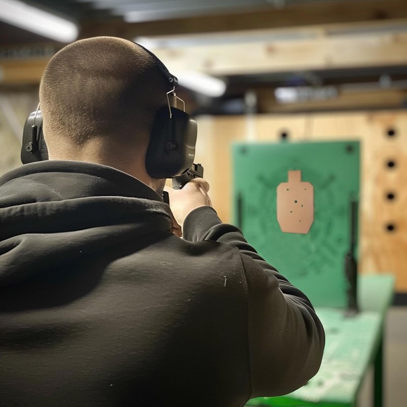 Silhouette Tactical Shooting Targets - Cardboard Range Practice Sheets for Self-Defense Training | 20 Pack