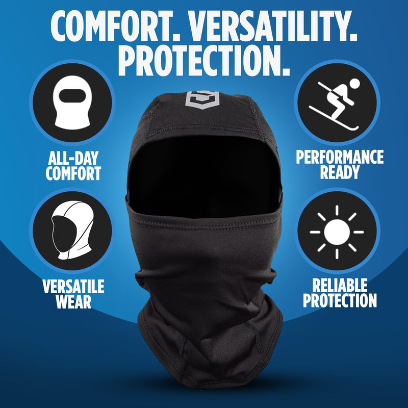 Sports Unlimited Adult/Kids Hood, Football Shiesty Mask, Ski Mask for Men and Women, Summer Balaclava (Warm/Cooling Options)
