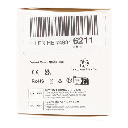 ICEKO Night Light with Motion Sensor, Lamp with Motion Sensor Indoor, USB Battery Rechargeable, 6 LED Motion Sensor for Cabinet, Hallway, Bedroom, Children's Room (White, 3 Pieces)