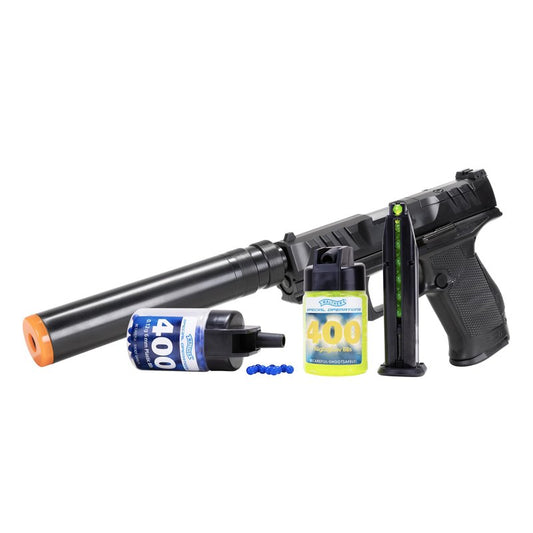 Elite Force Walther PDP Compact 6mm BB Pistol Airsoft Gun Kit - Includes 800 BBS and Extra Mag