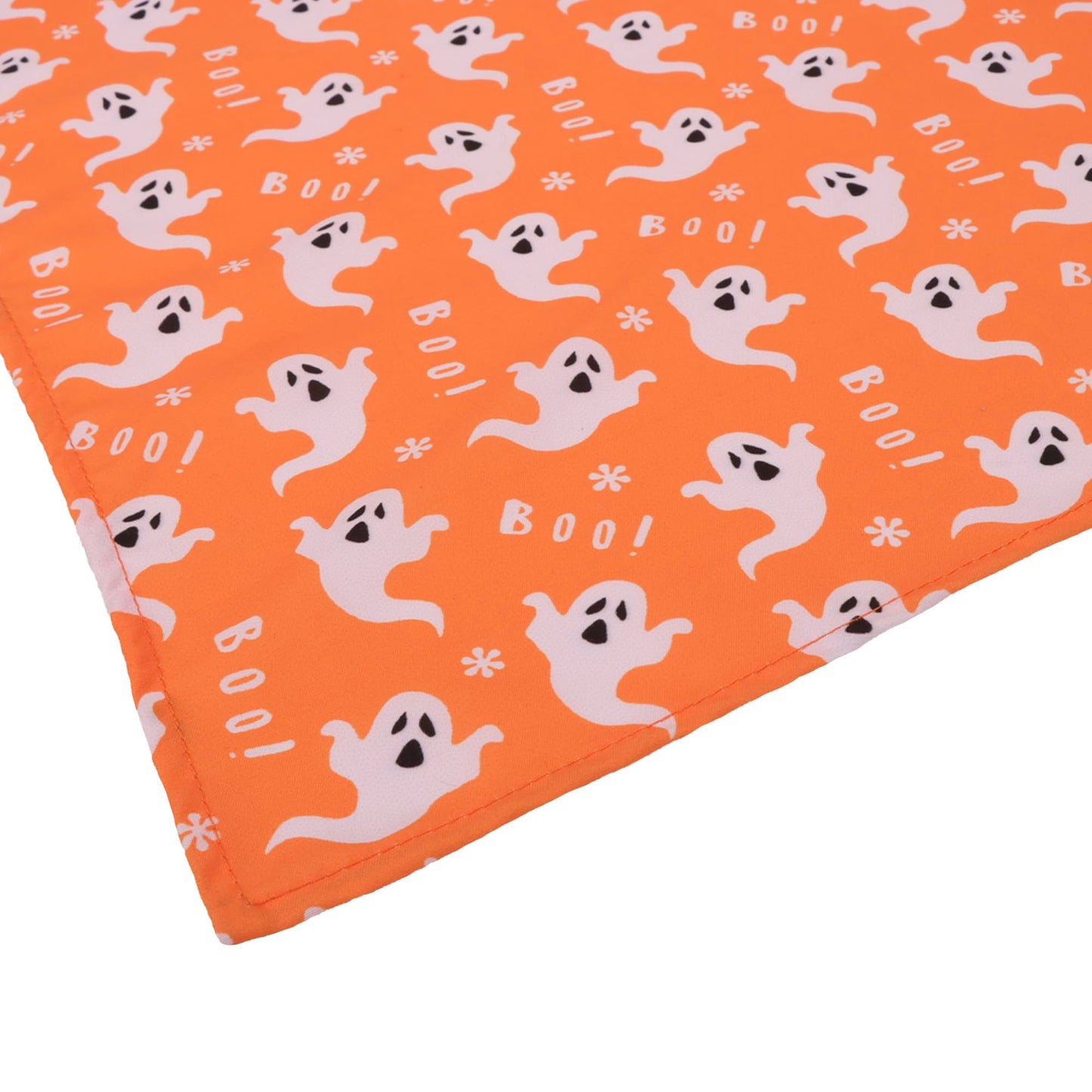 ADOGGYGO 4 Pack Halloween Dog Bandana, Pumpkin Ghost Dog Scarf Bib, Pet Halloween Bandanas Costume Accessories for Medium Large Dogs (Large)