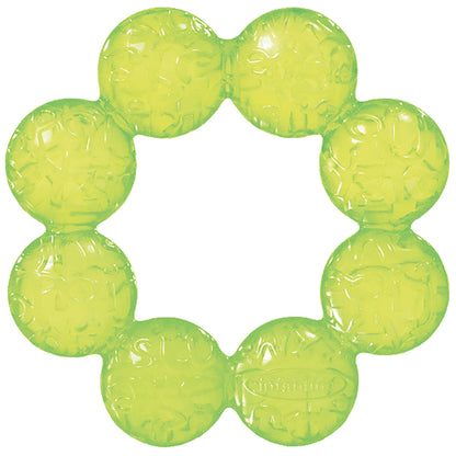 Infantino Water Teethers – Sensory Exploration and Teething Relief, Cooling Relief for Teething Babies, Lime & Blue, 3-Pack