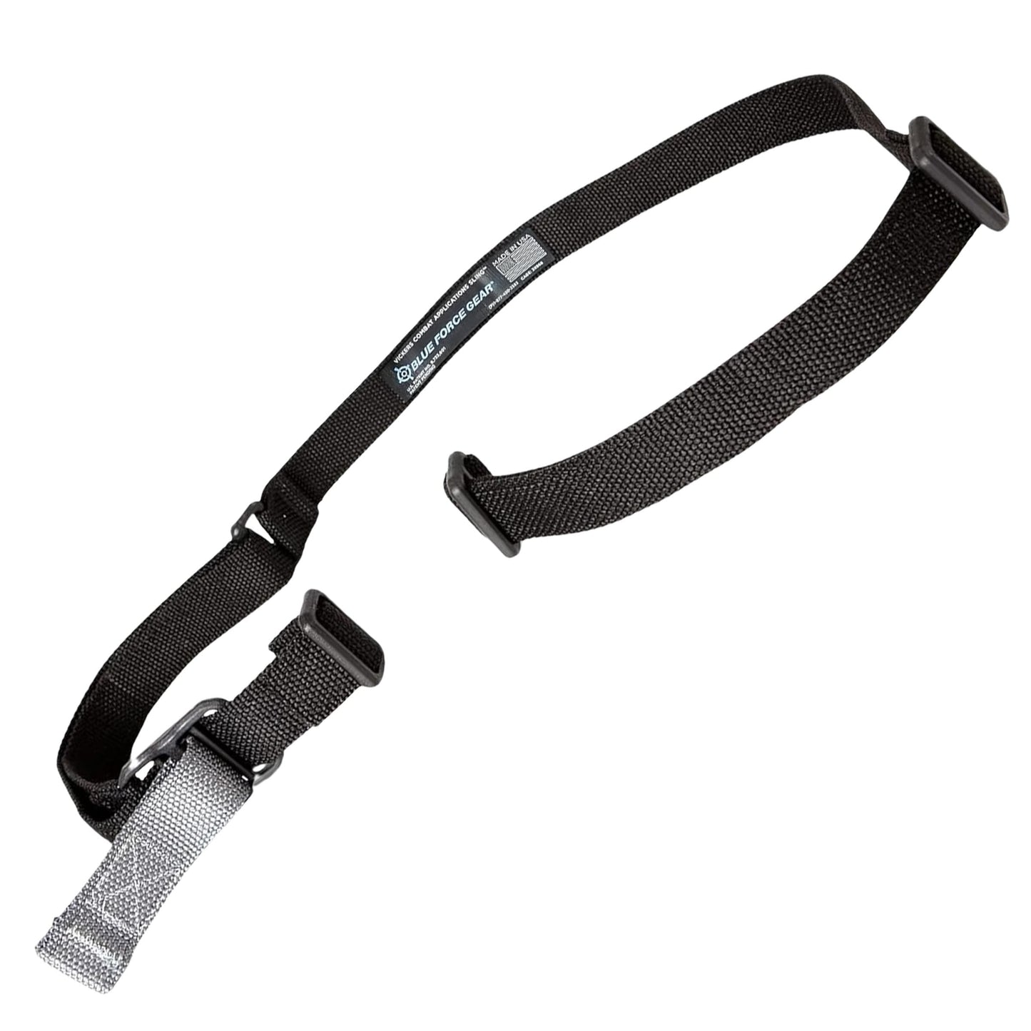 Blue Force Gear Vickers Sling, Patented 2-Point Adjustable, Black