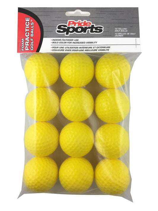 PrideSports Foam Practice Golf Balls Basket | 42 Count, Assorted Colors | Practice Your Game Wherever You are