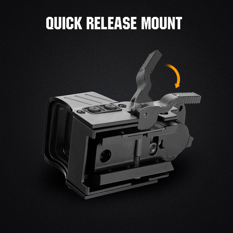 ohhunt Multiple Reticle Red Green Dot Sight Quick Detach Mount for Picatinny 1X22X33mm Wide Objective Diameters Optics