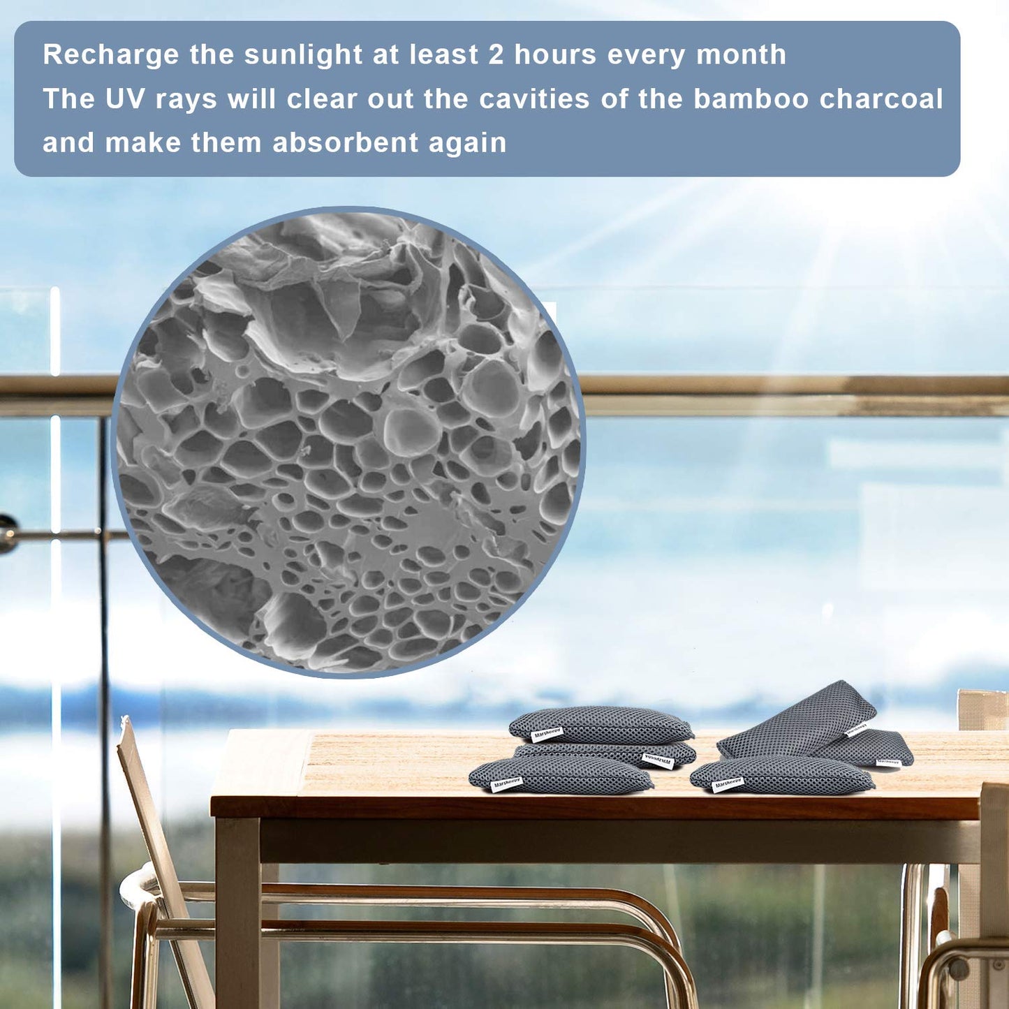 12 Pack Charcoal Shoe Deodorizer Bags inserts, Shoe Odor Eliminator,Drawer Deodorizers, Activated Charcoal Odor Absorber for Gym Bag, Car, Pet, Closet