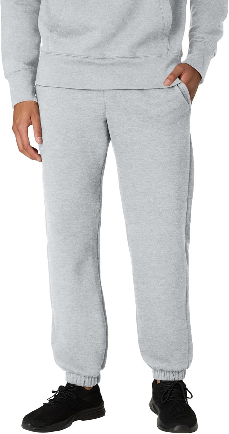 Hanes Men's Jogger Sweatpants - Heavyweight Fleece with Pockets | 30" Inseam
